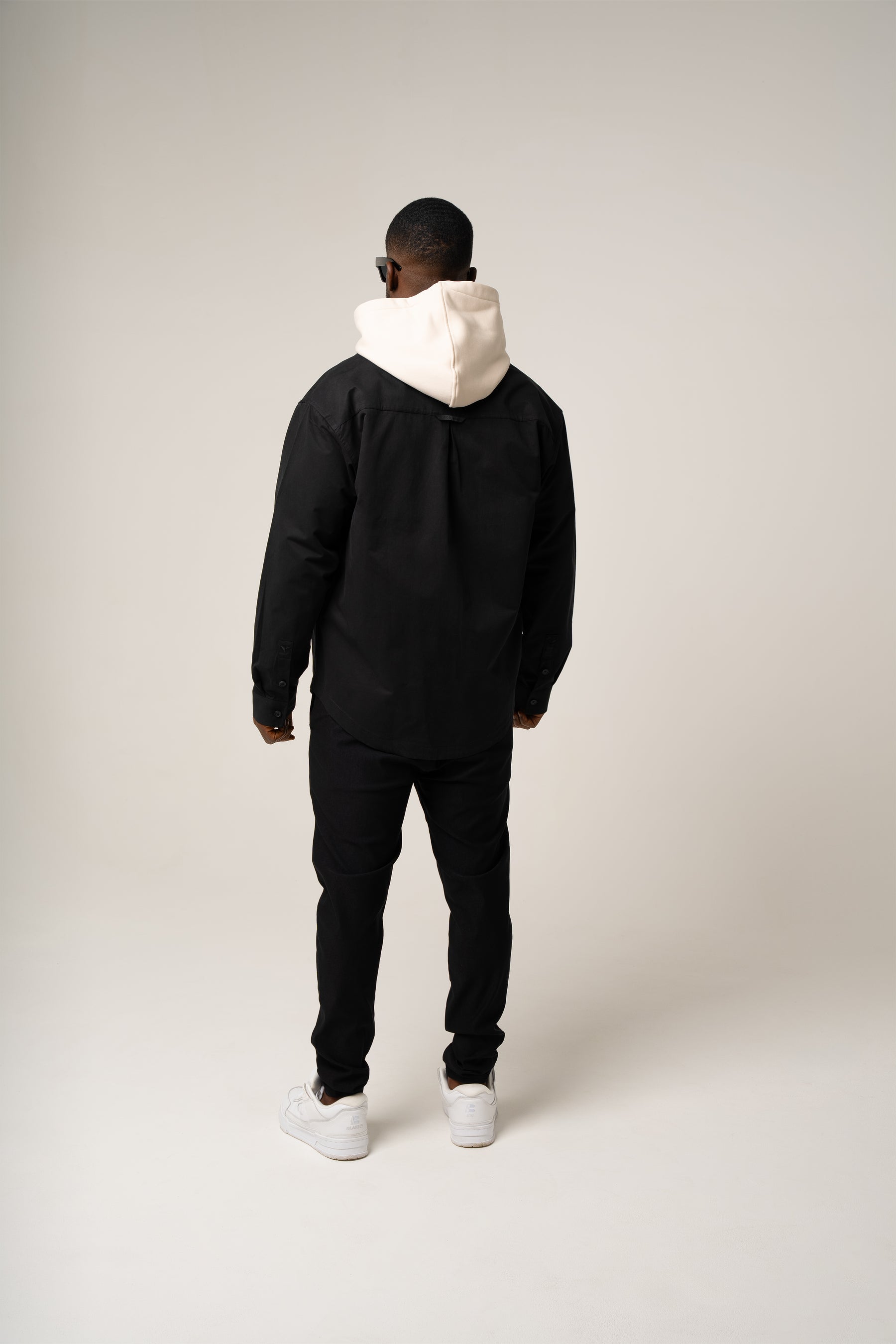 PAOLO OVERSHIRT in BLACK