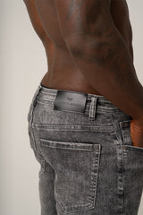 ROBERTO SKINNY JEANS GREY - Superstretch