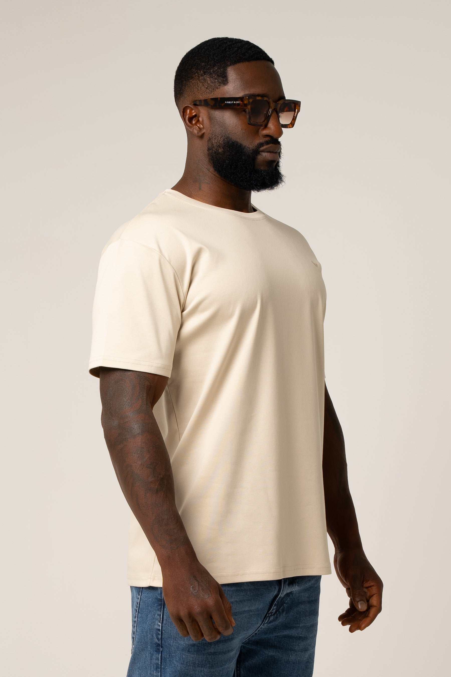 T-shirt Pima signature | Sabbia Toscana 