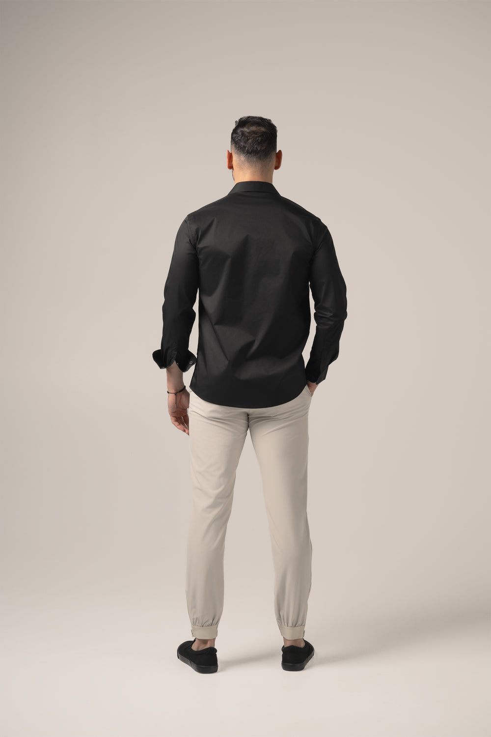 Stefano Performance-Shirt | Nero Profondo 