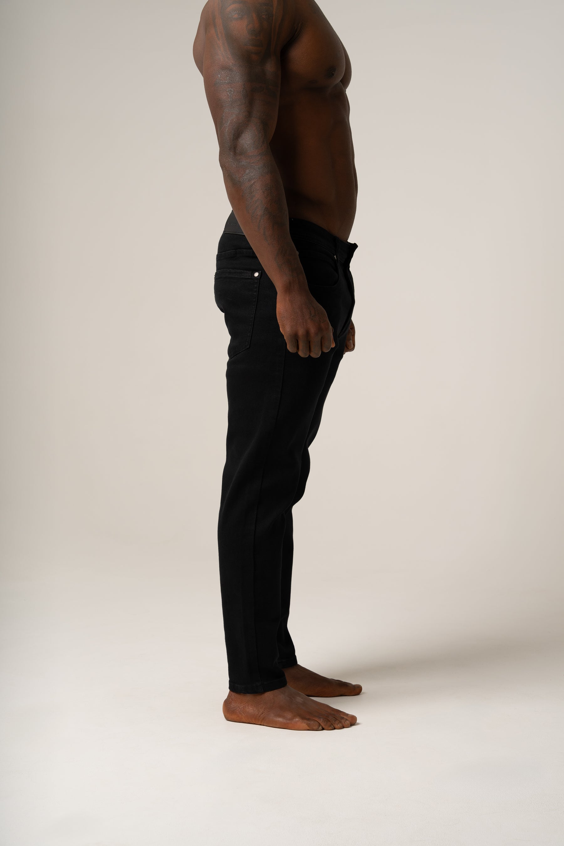 Antonio Structured Jeans | Nero Profondo