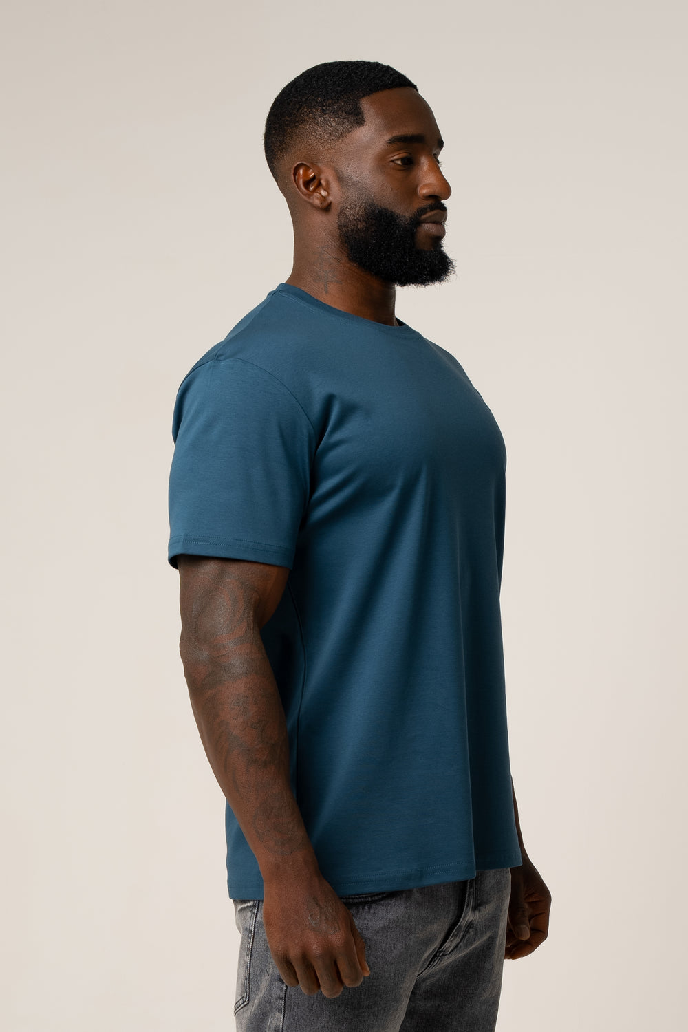 PIMA COTTON T-SHIRT IN ROYAL BLUE