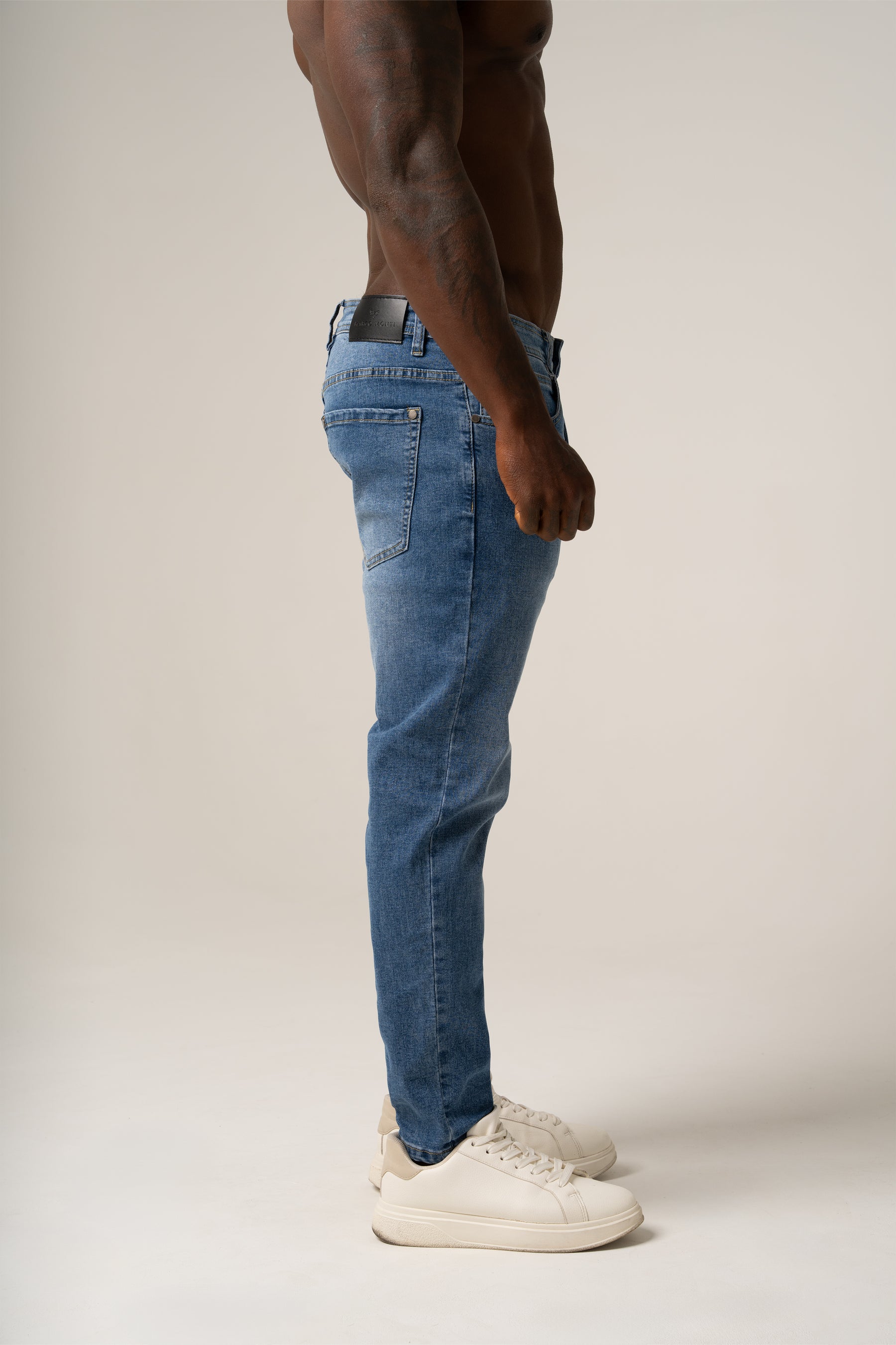 ROBERTO SKINNY JEANS BLUE - Superstretch