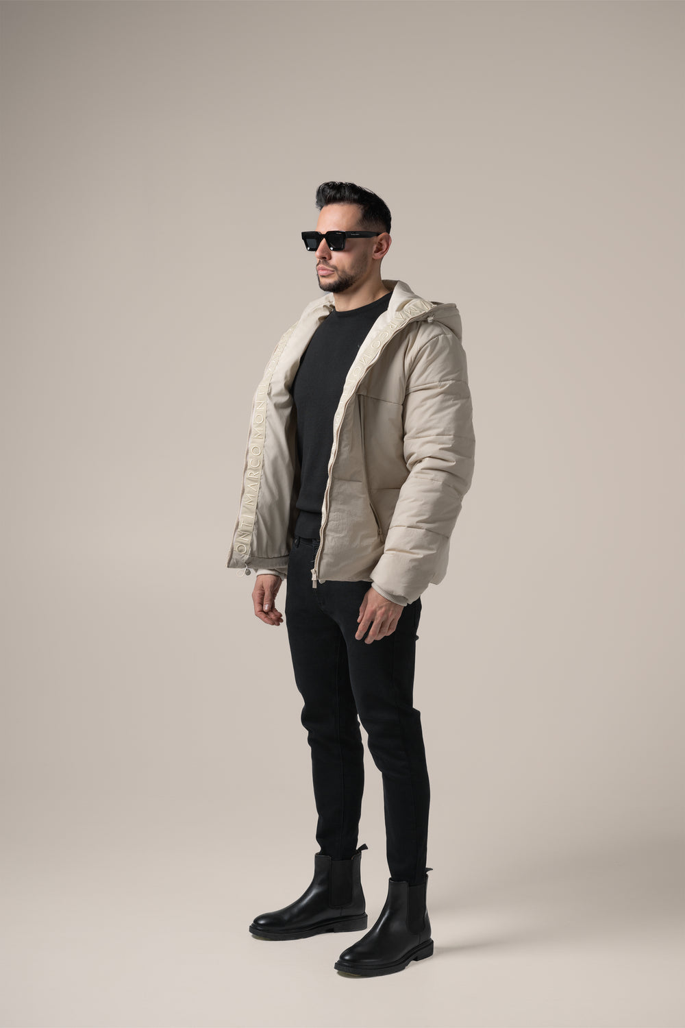 Stefano Technical Puffer | Sabbia Toscana