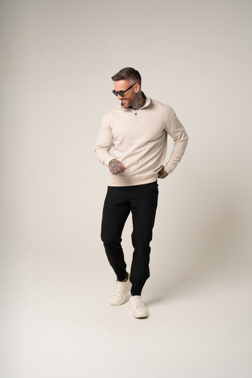 Alessio Quarter-Zip | Sabbia Toscana