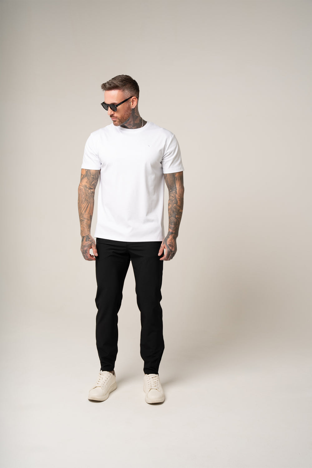 PIMA COTTON T-SHIRT IN WHITE