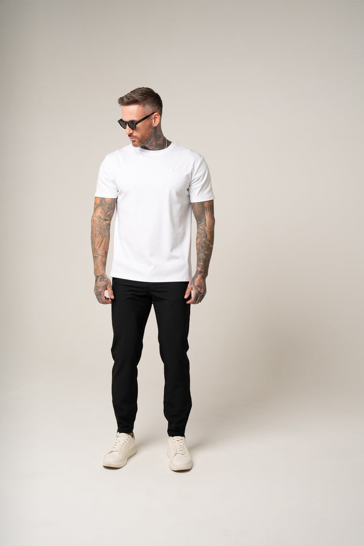 PIMA COTTON T-SHIRT IN WHITE