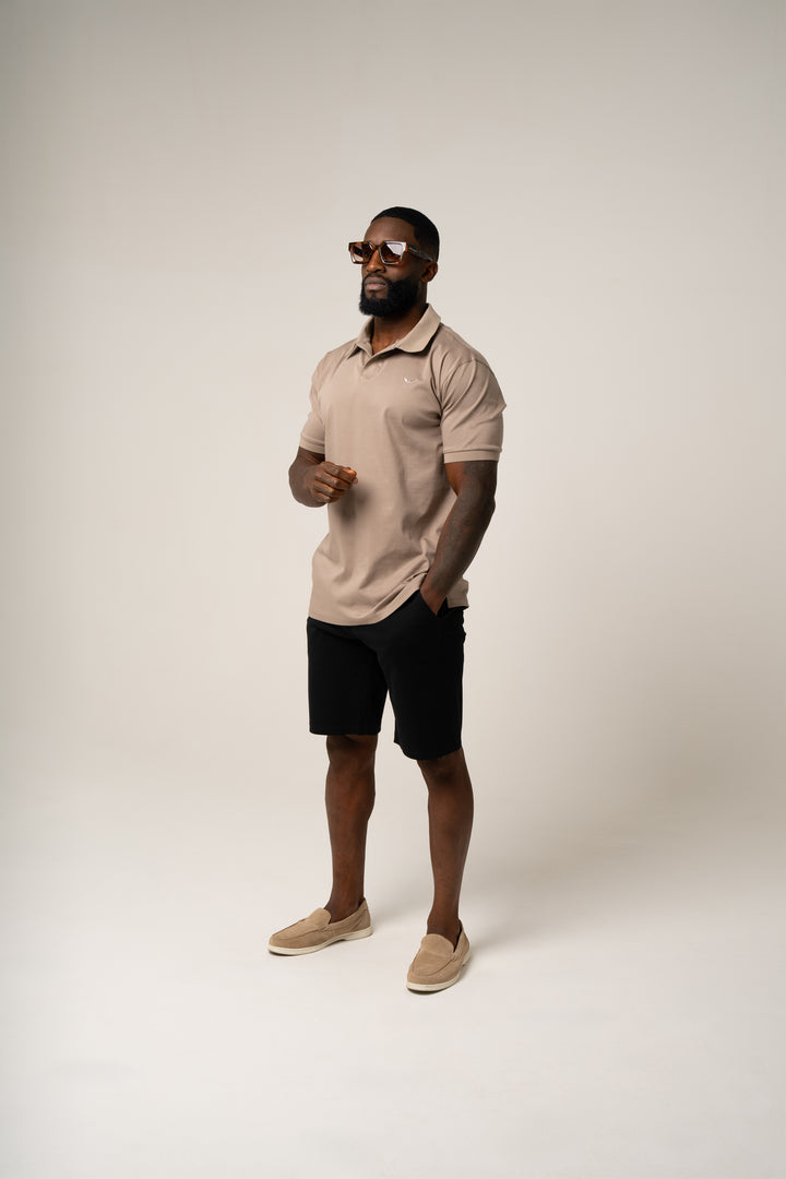 VITTORIO PIMA COTTON SHORTS BLACK