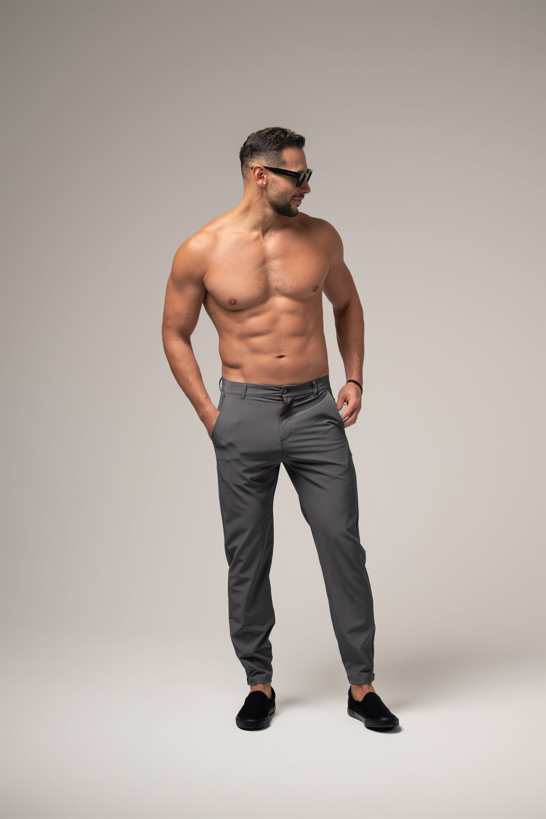 Sandro Performance Trousers | Grigio Pietra