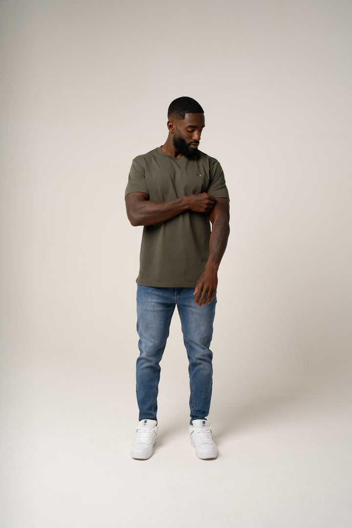 FLAVIO T-SHIRT DARK GREEN