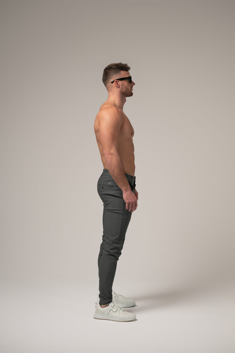 Matteo Hybrid Trousers | Grigio Pietra