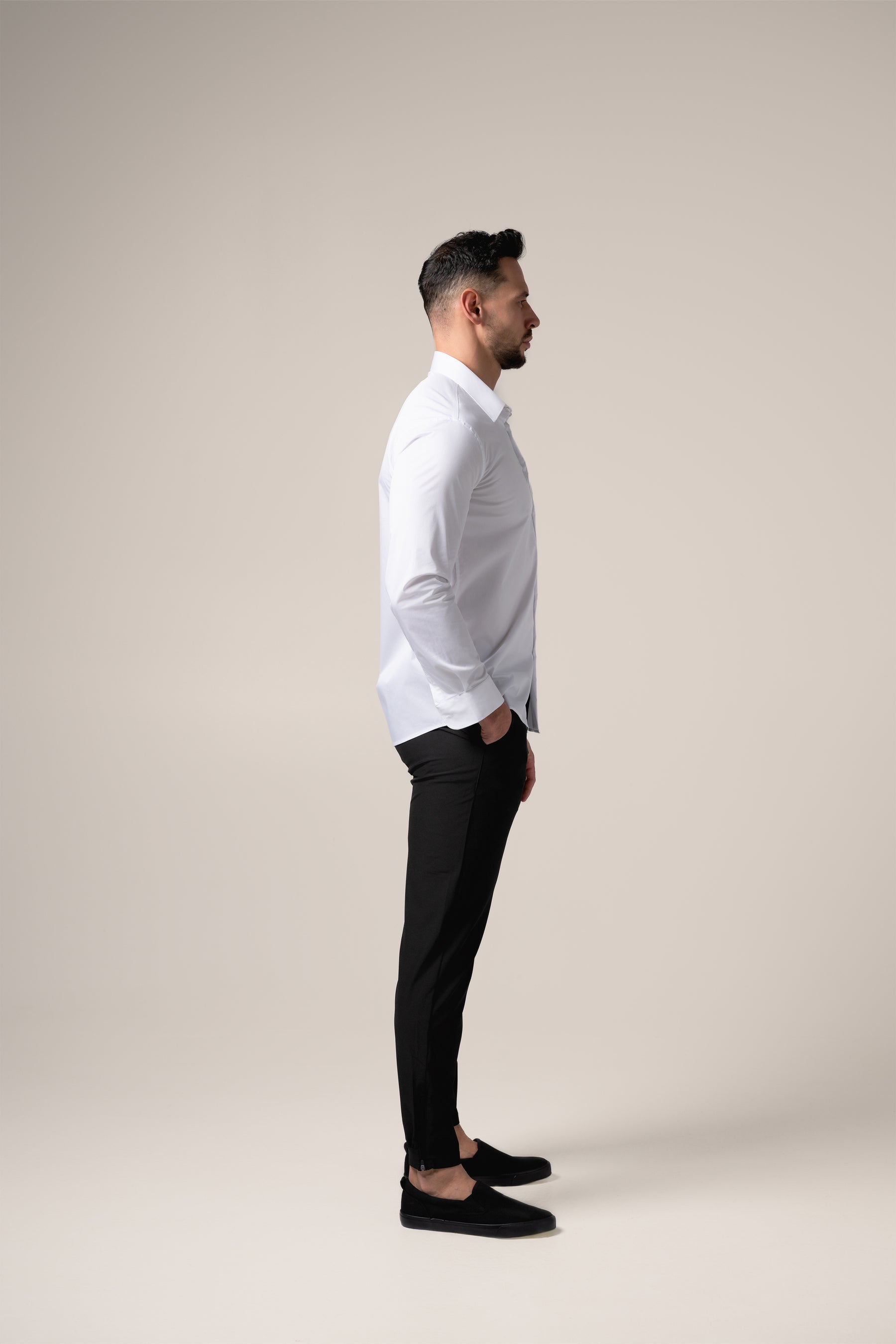 Stefano Performance Shirt | Bianco Assoluto