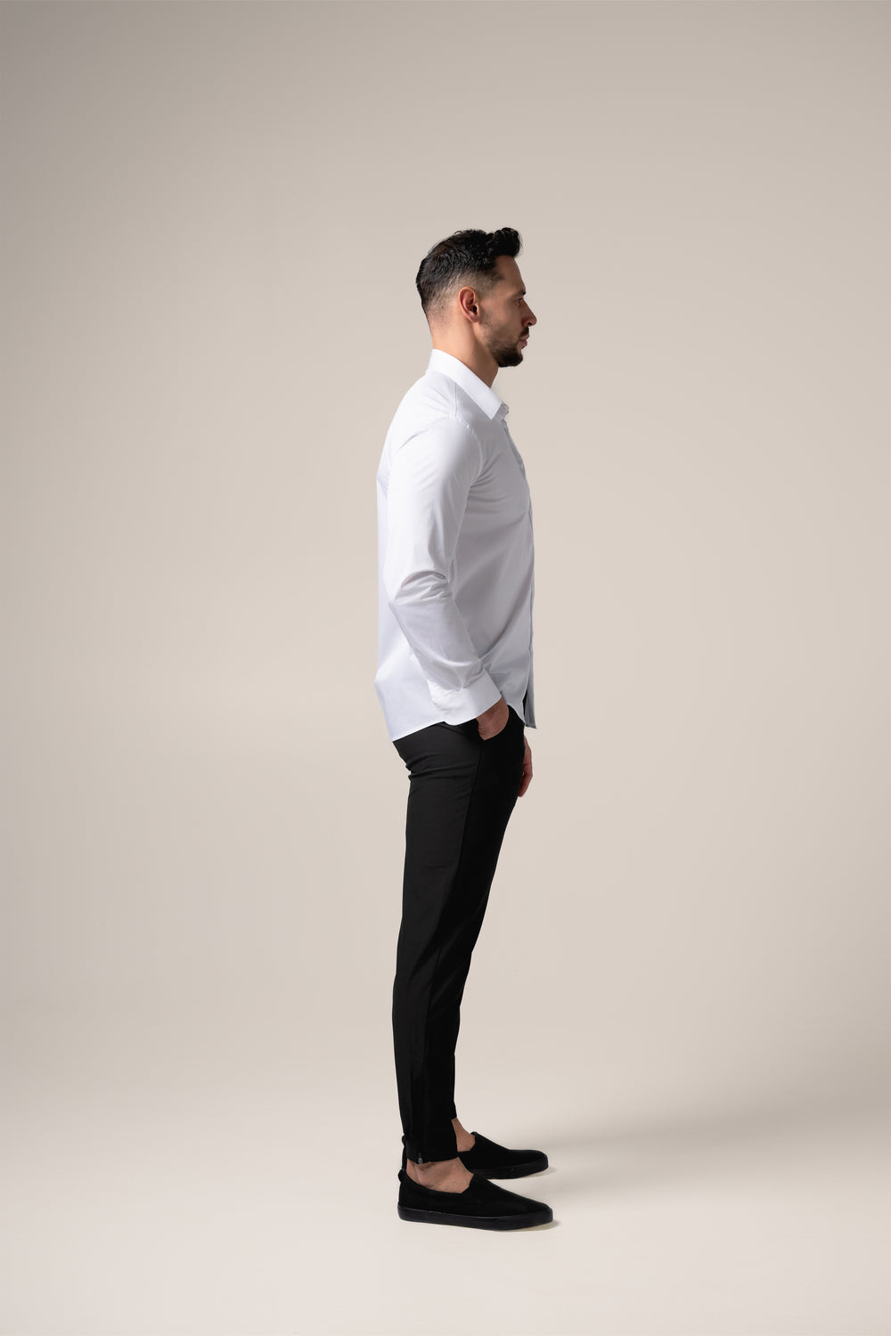 Stefano Performance Shirt | Bianco Assoluto