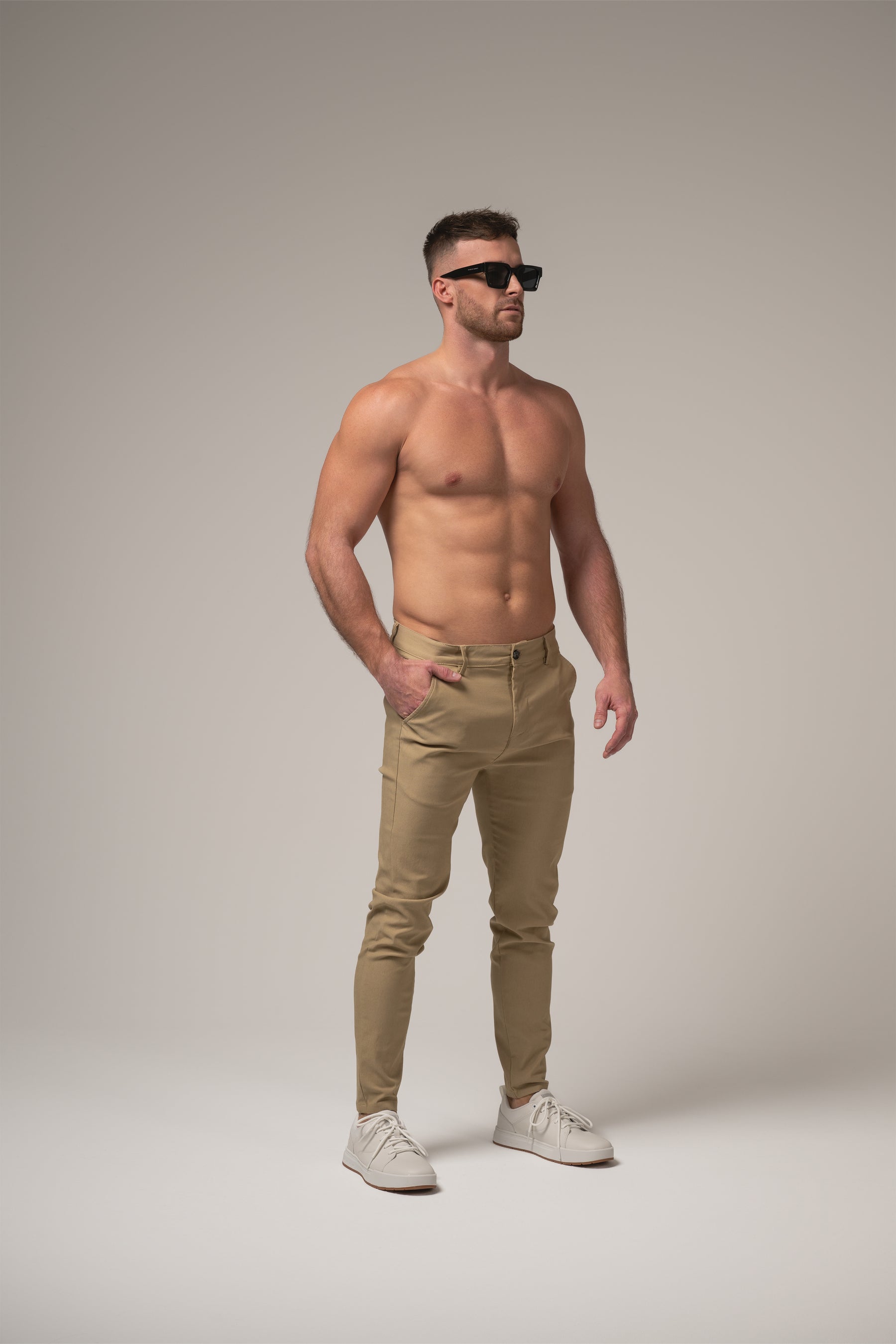 Matteo Hybrid Trousers | Sabbia Toscana