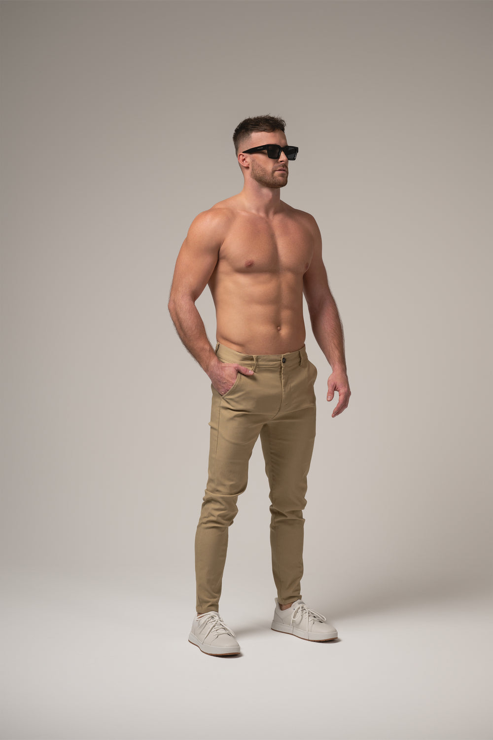 Matteo Hybrid Trousers | Sabbia Toscana