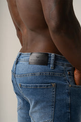 ROBERTO SKINNY JEANS BLUE - Superstretch