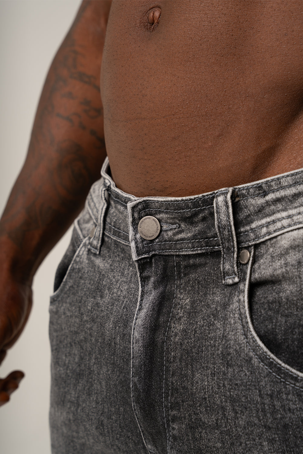 ROBERTO SKINNY JEANS GREY - Superstretch