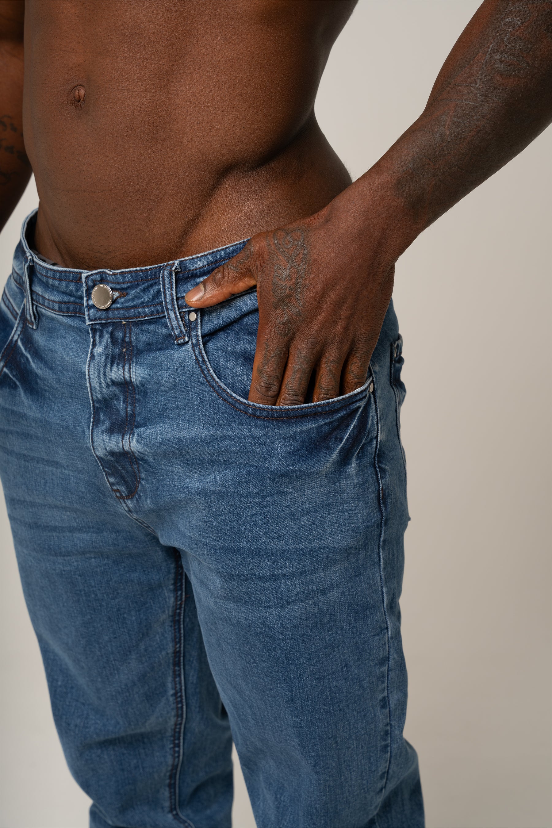 Antonio Structured Jeans | Blu Notte