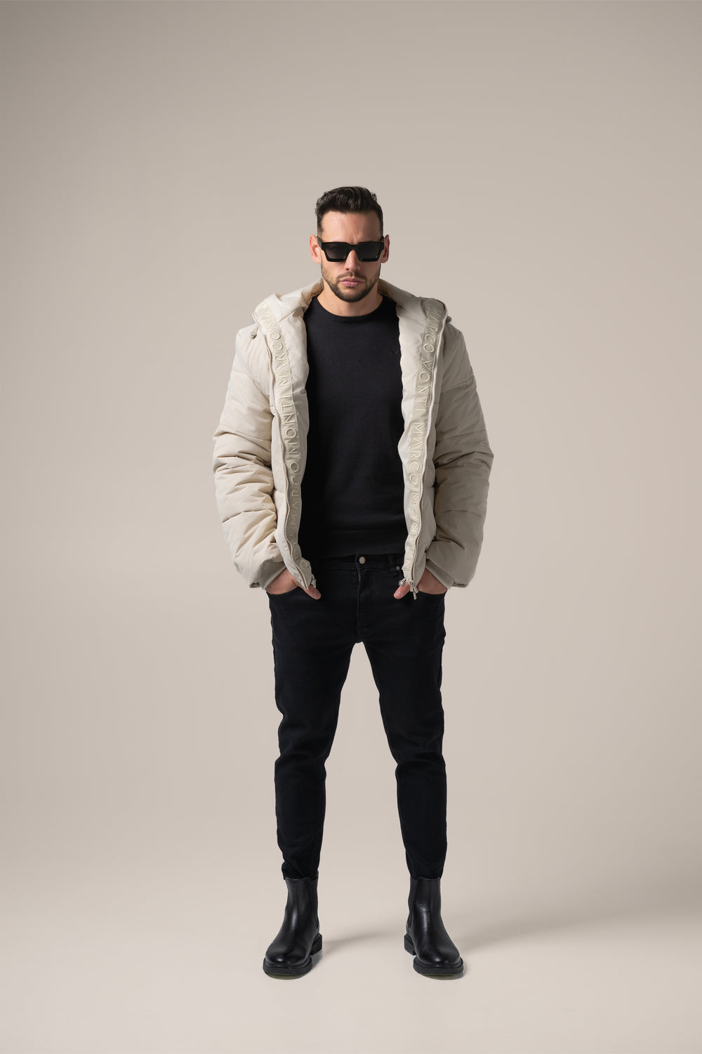Stefano Technical Puffer | Sabbia Toscana