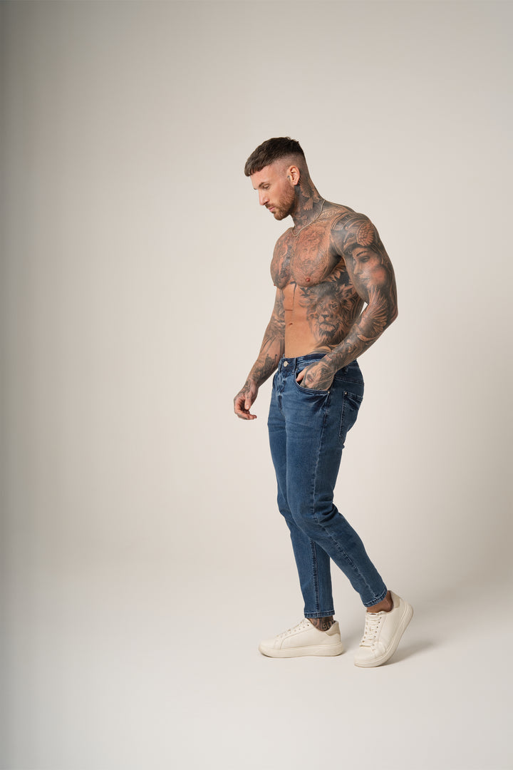 Antonio Structured Jeans | Blu Notte