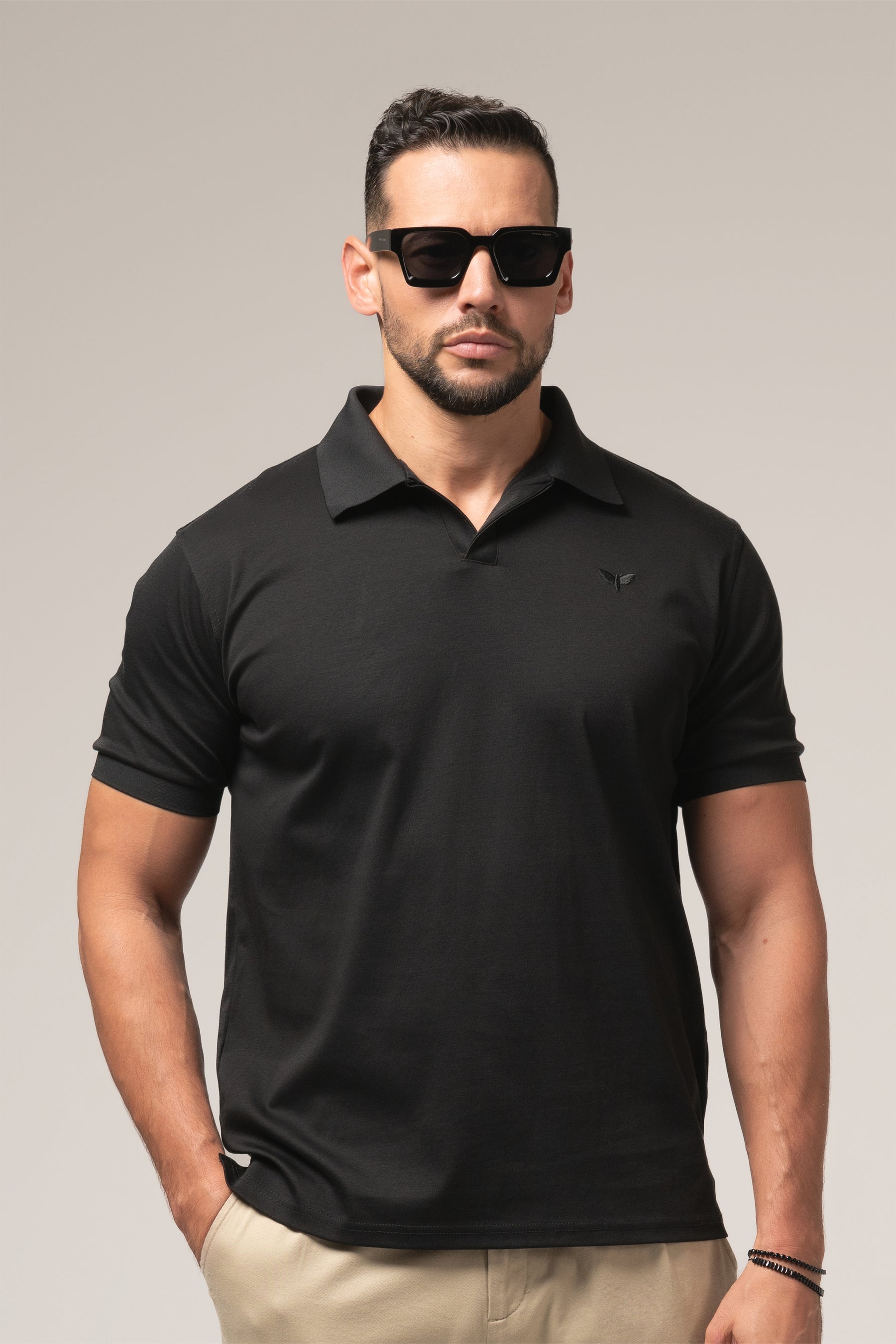 Lorenzo Pima Polo | Nero Profondo