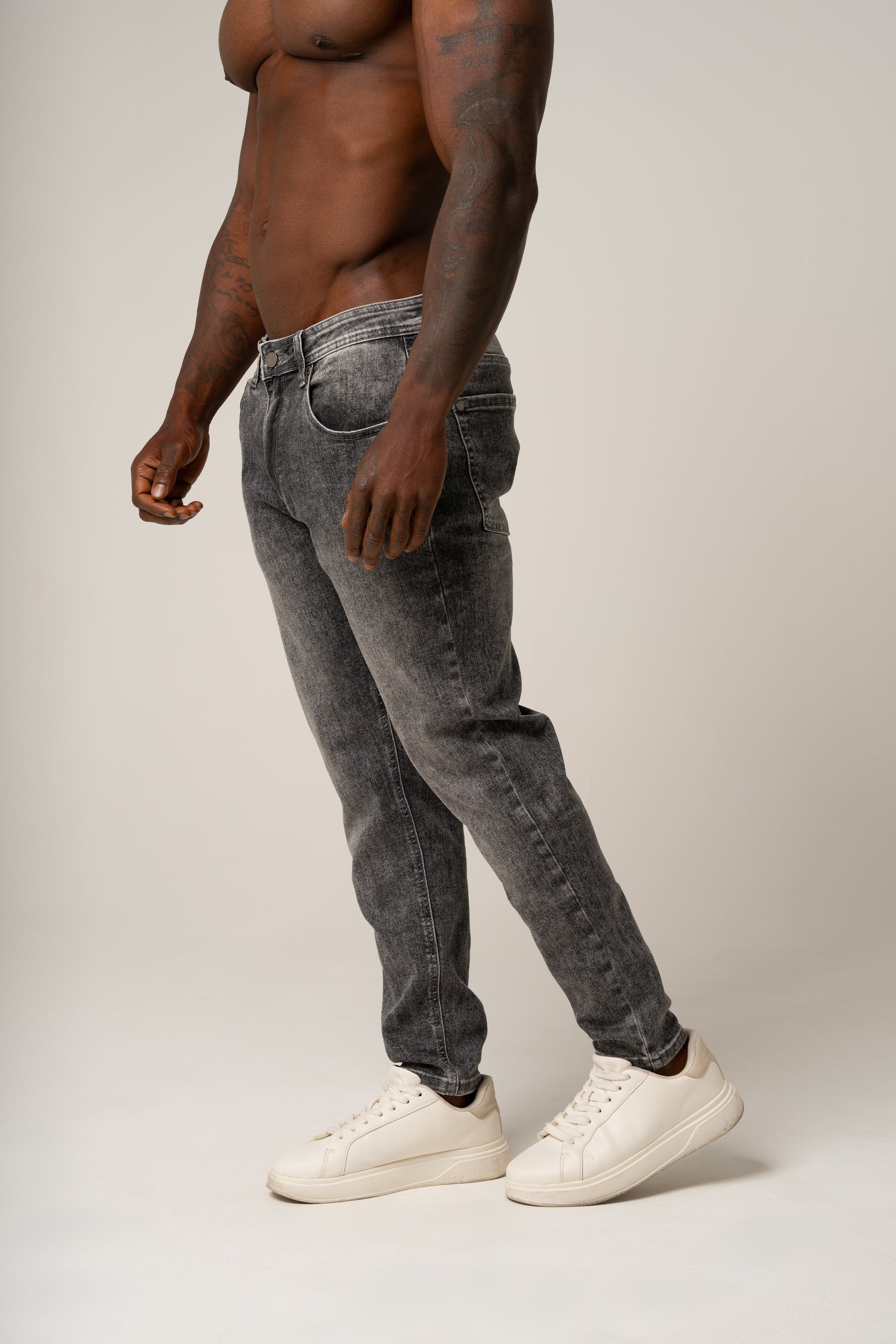 Roberto Motion Jeans | Grigio Pietra