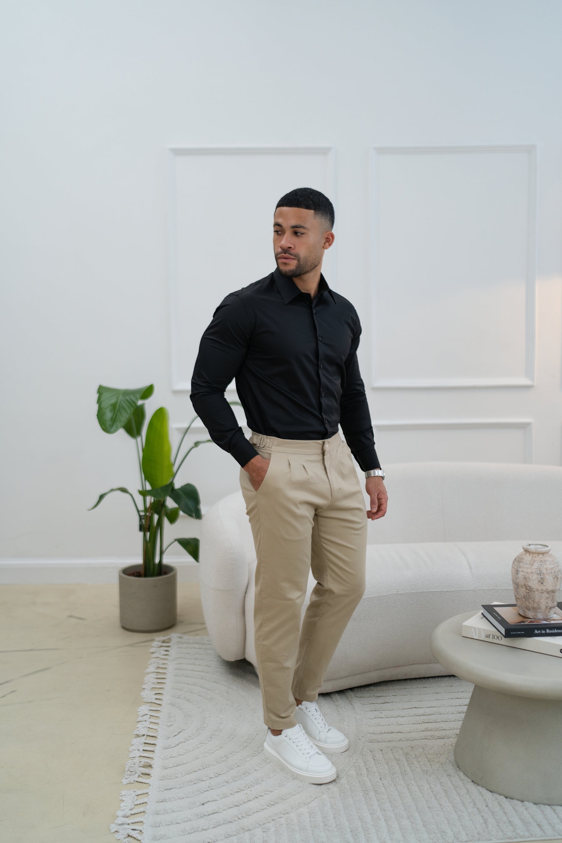 Stefano Performance-Shirt | Nero Profondo 