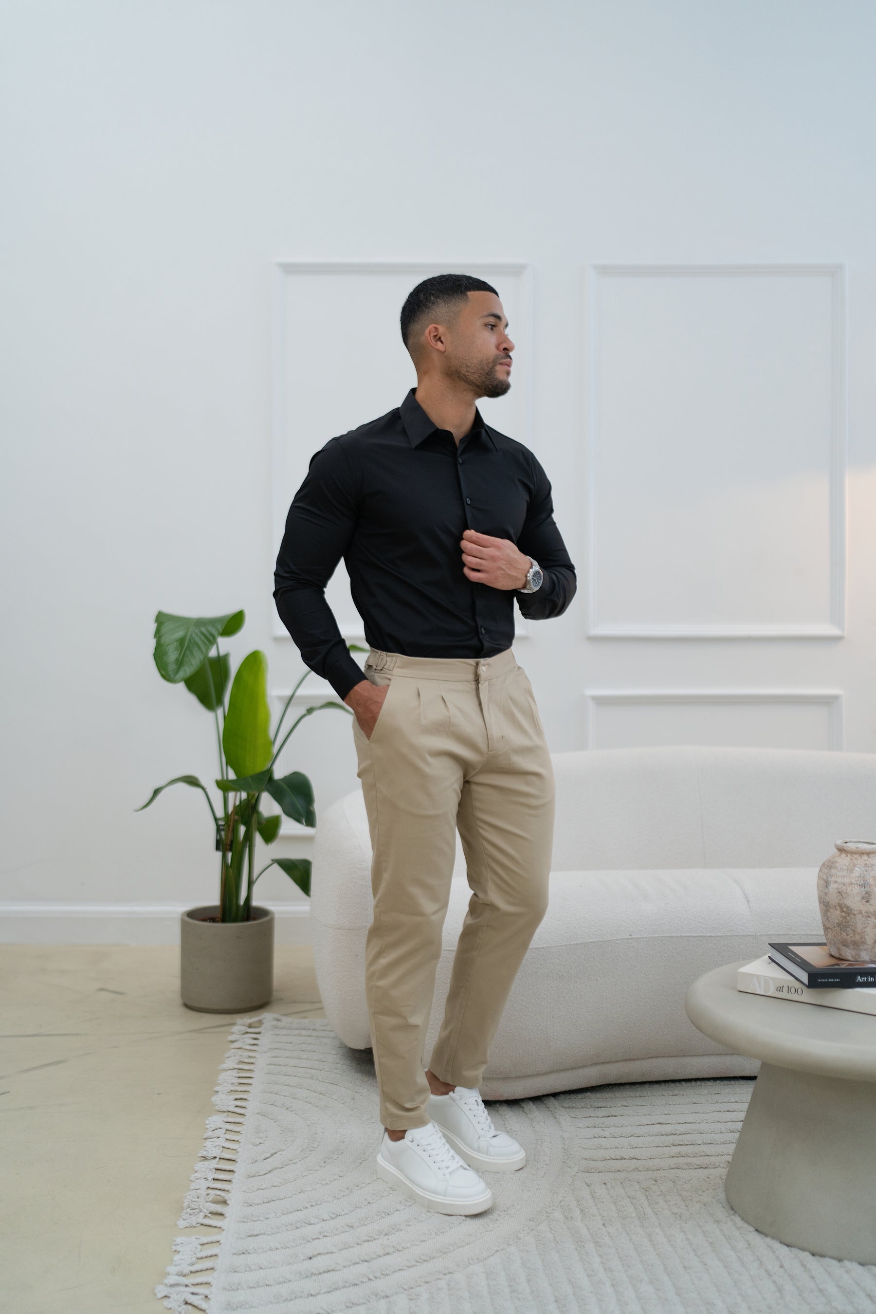 Stefano Performance-Shirt | Nero Profondo 