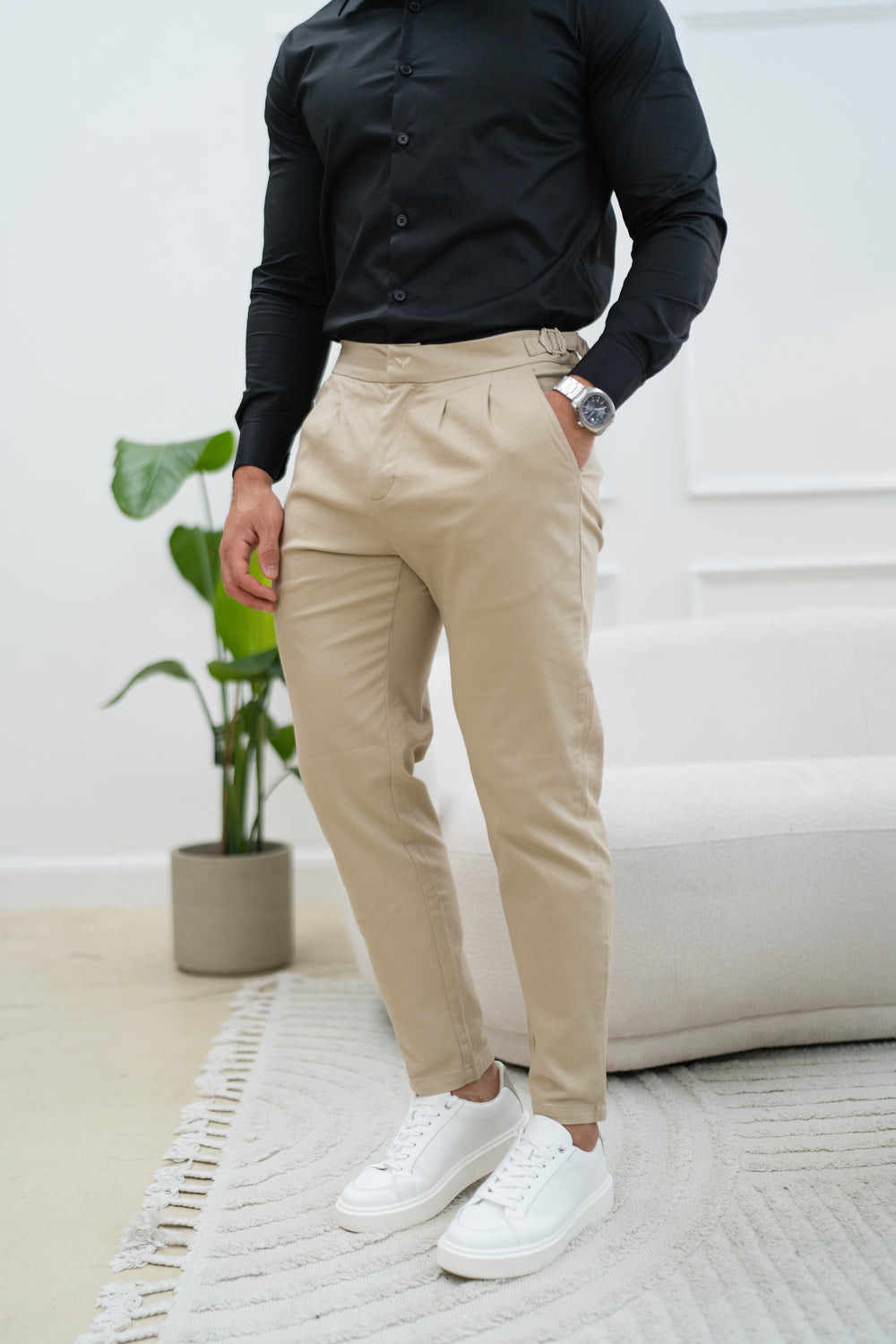 Pantalons Rico Sartorial | Sabbia Toscana 