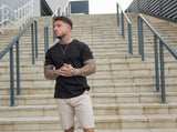 FLAVIO T-SHIRT SCHWARZ