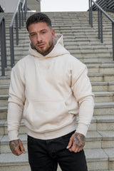 Sweat à capuche Luca beige