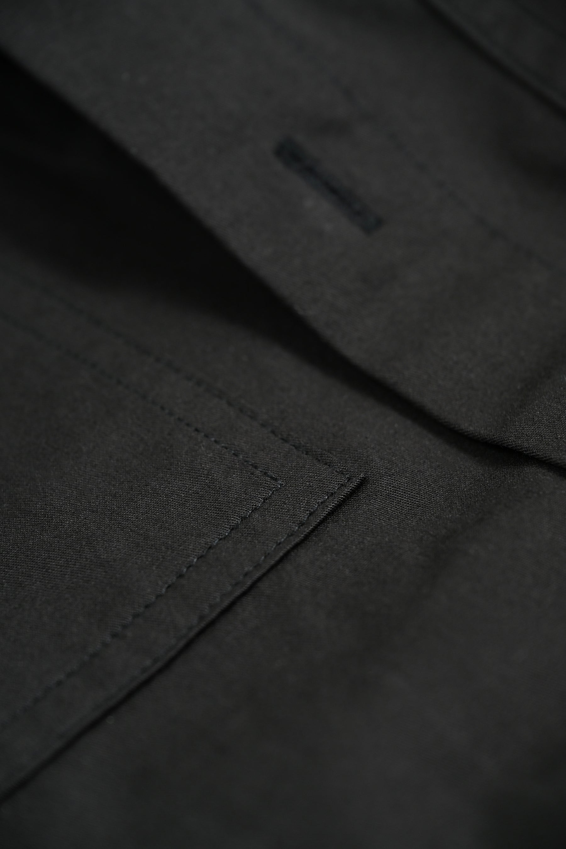 PAOLO OVERSHIRT in BLACK