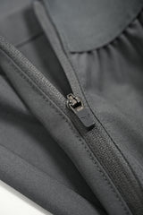 SANDRO tech stretch TROUSERS in GREY