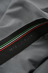 SANDRO tech stretch TROUSERS in GREY