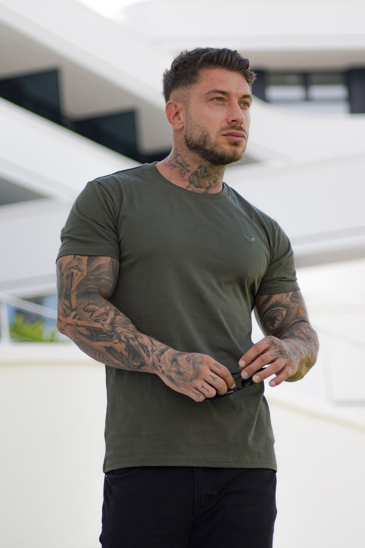 FLAVIO T-SHIRT DARK GREEN