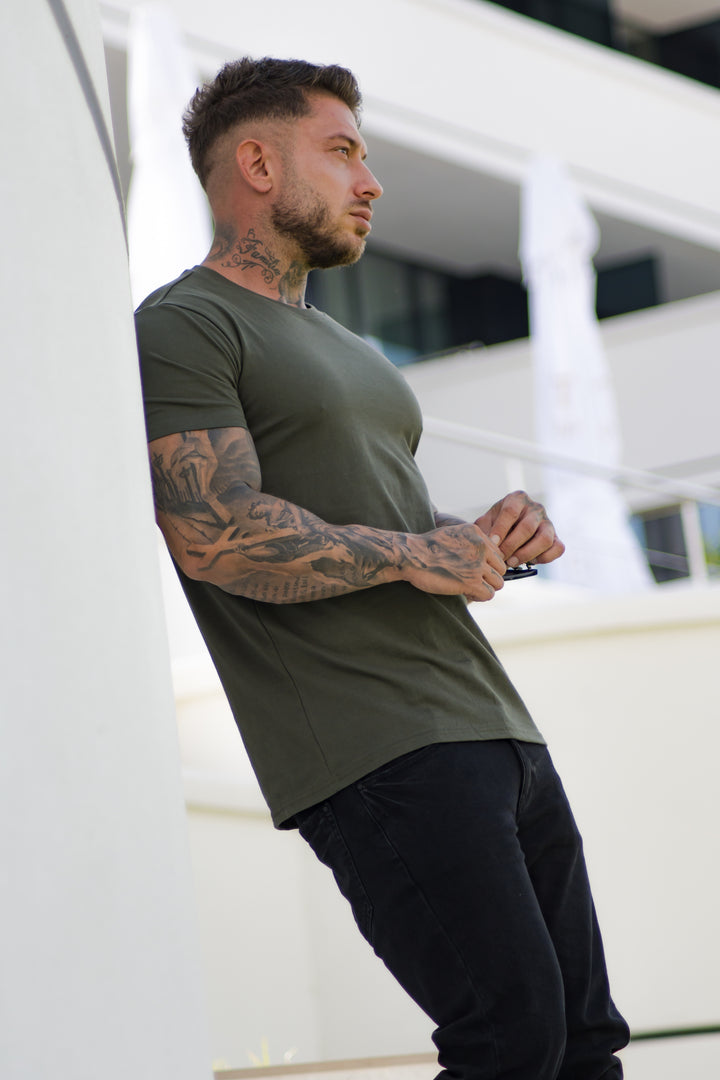 FLAVIO T-SHIRT DARK GREEN