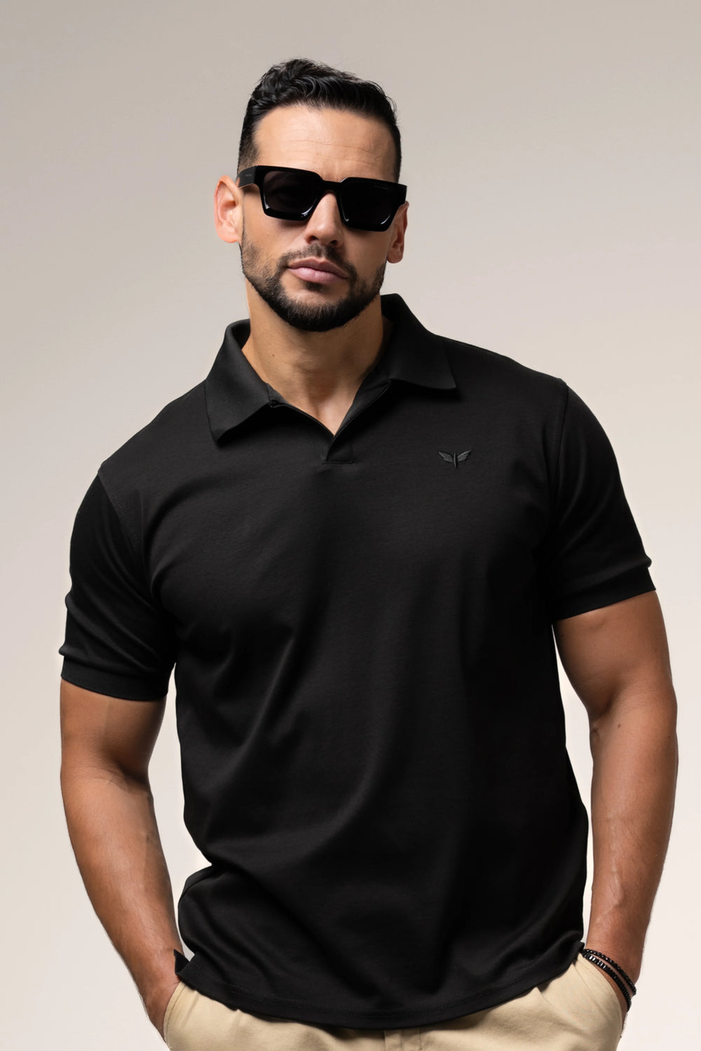 Lorenzo Pima Polo | Nero Profondo