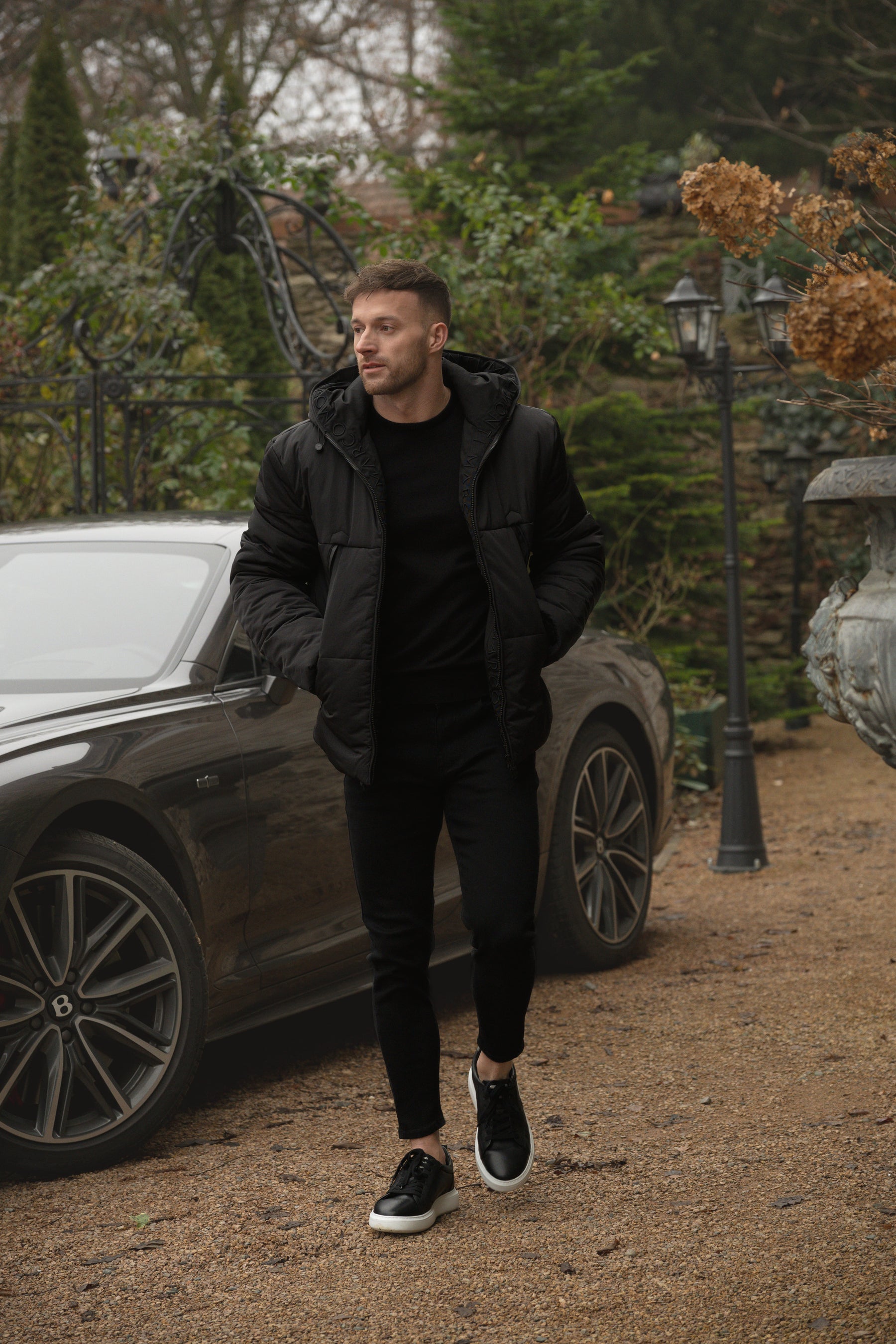 Stefano Technical Puffer | Nero Profondo