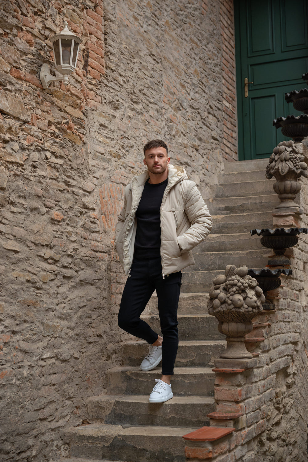 Stefano Technical Puffer | Sabbia Toscana