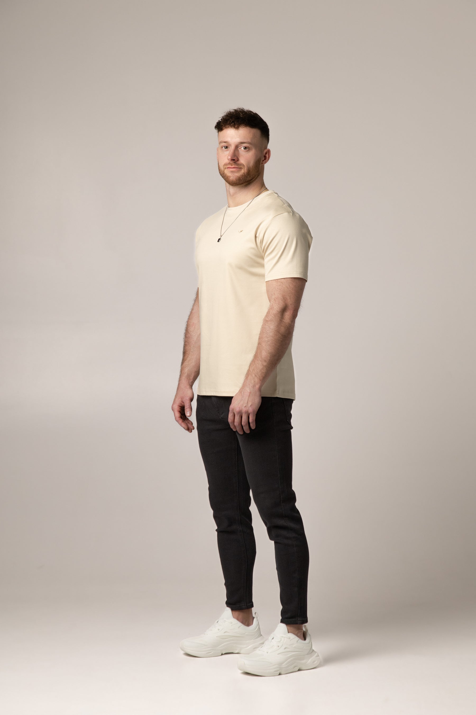 Signature Pima Tee | Sabbia Toscana