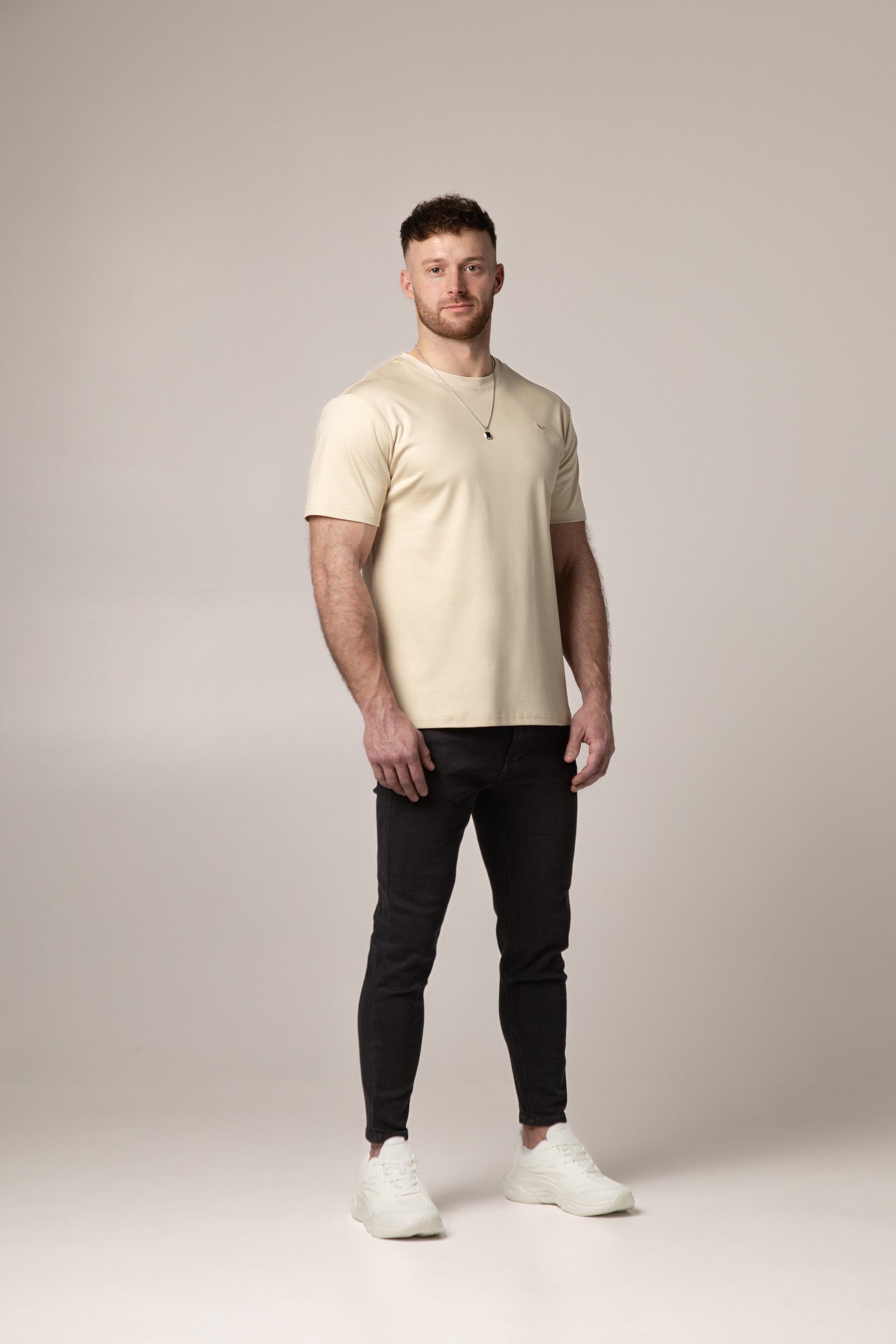 Signature Pima Tee | Sabbia Toscana