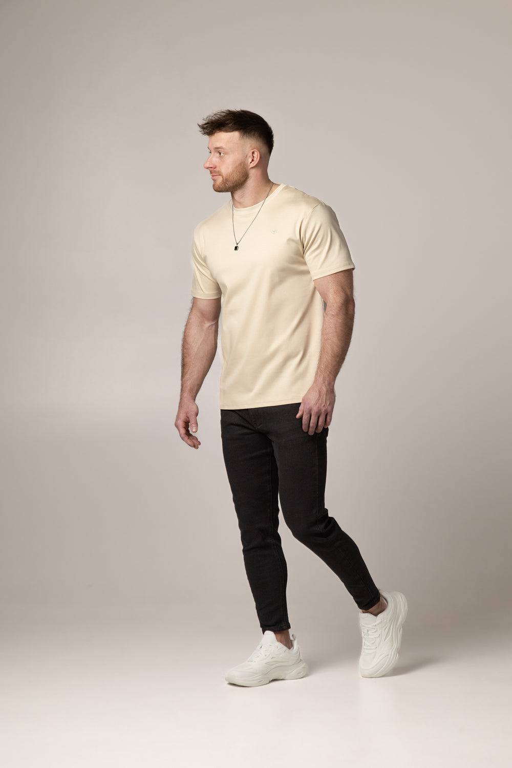 Signature Pima Tee | Sabbia Toscana