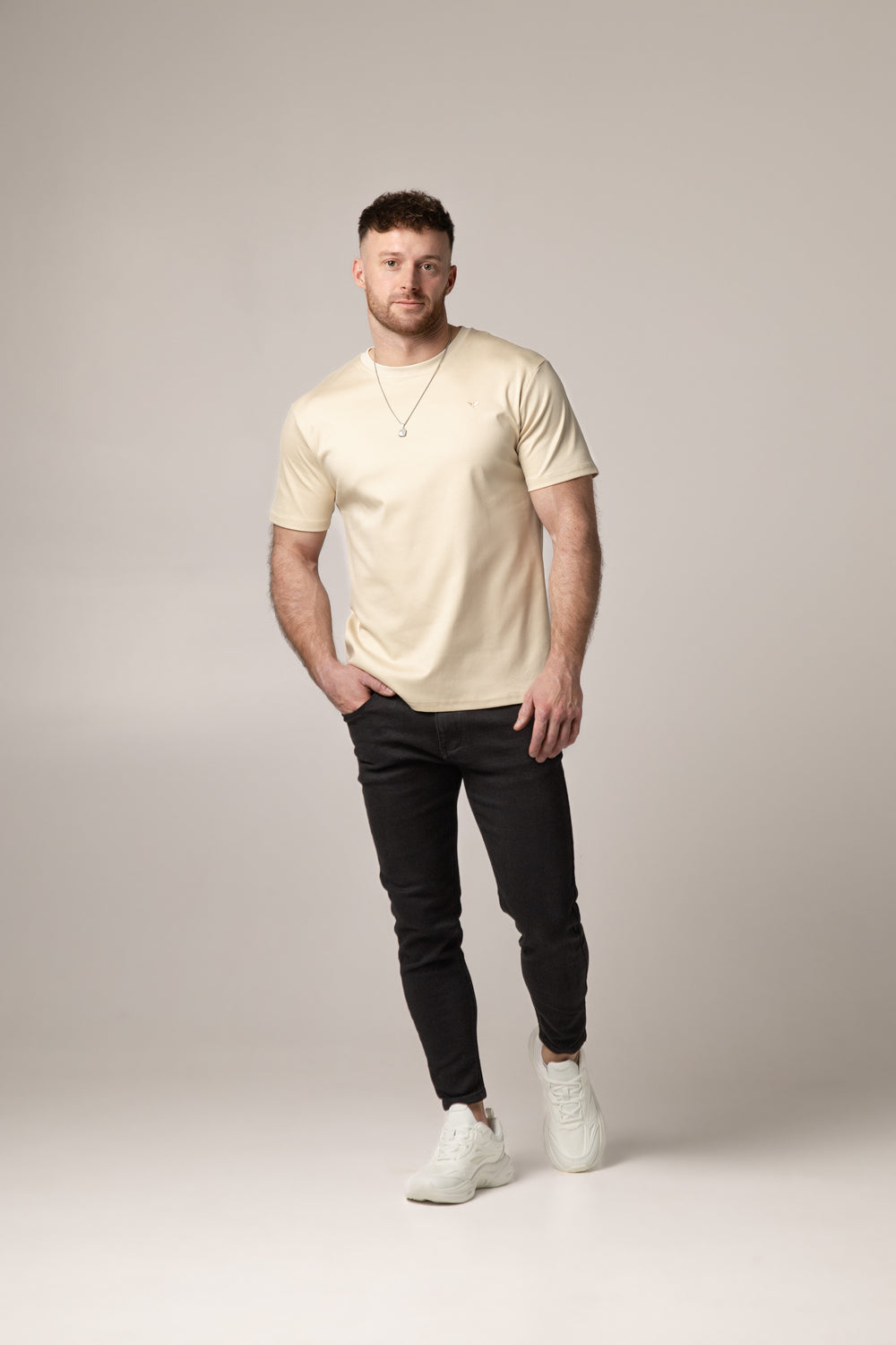 Signature Pima Tee | Sabbia Toscana