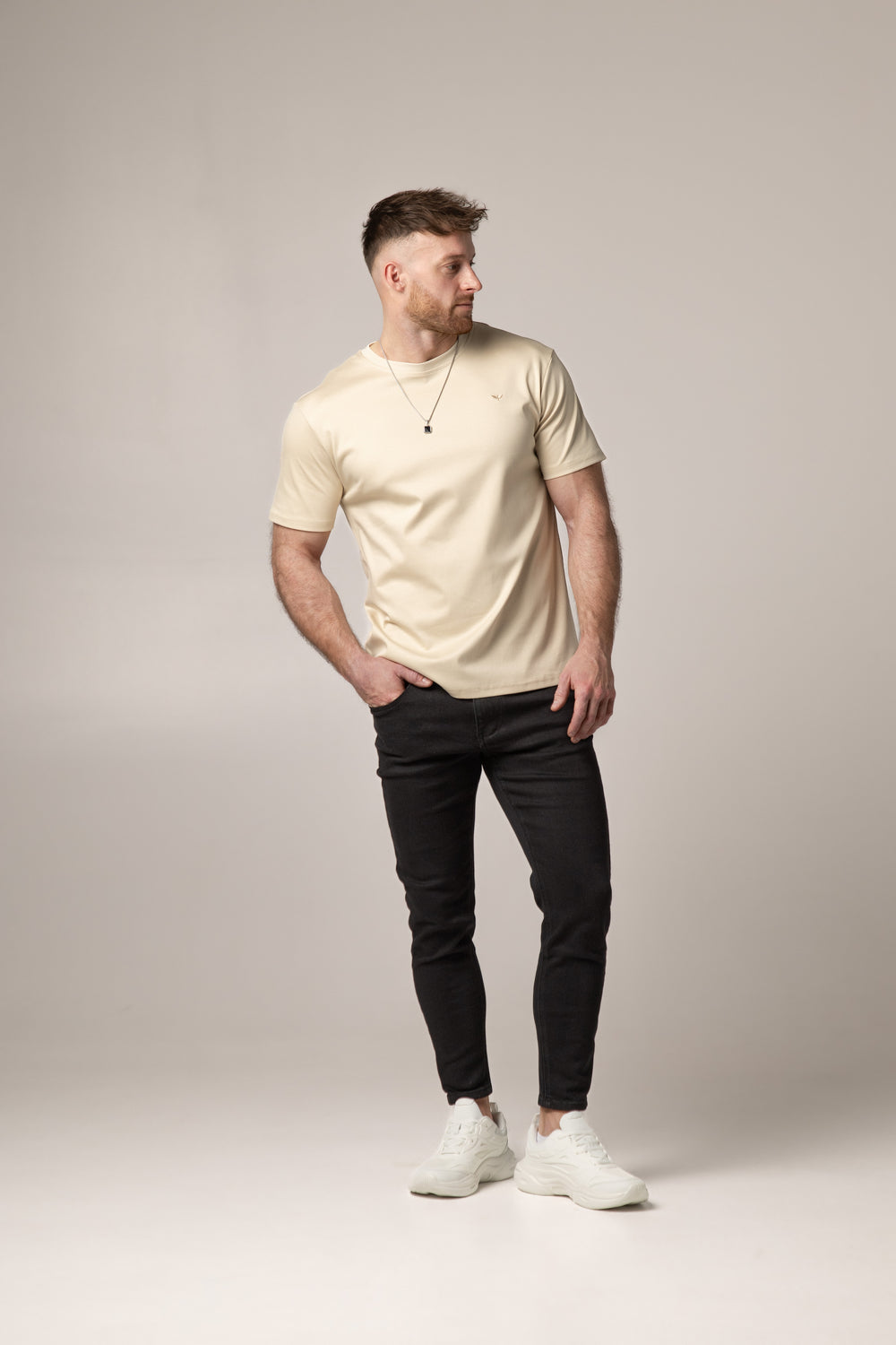 Signature Pima Tee | Sabbia Toscana