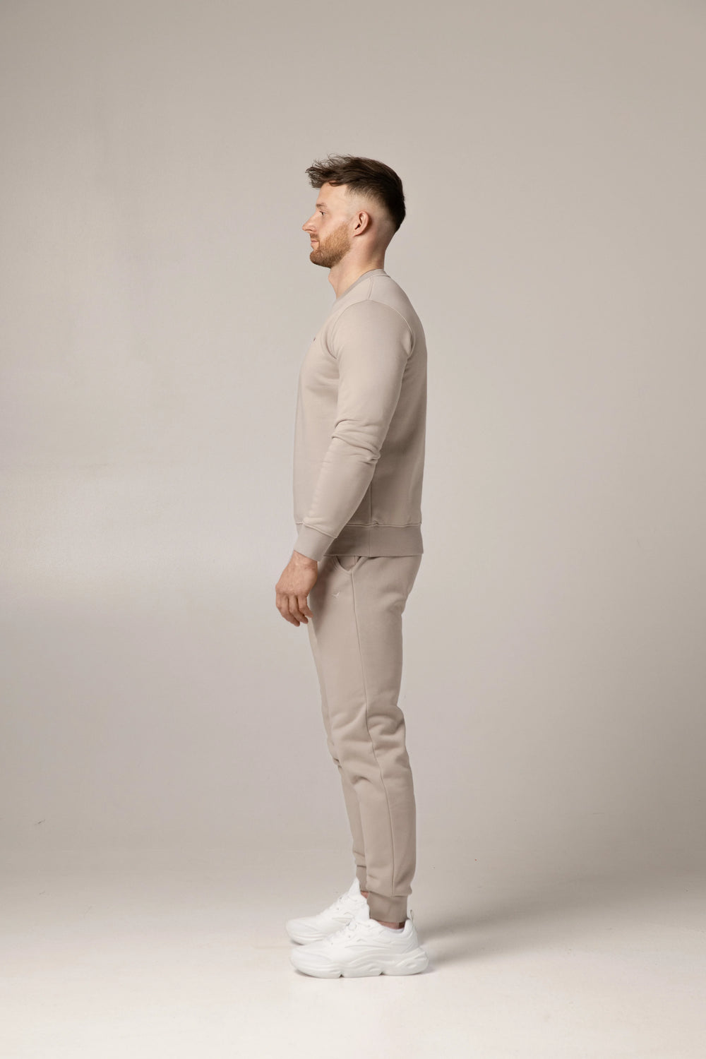 Marcello Heavyweight Crewneck | Sabbia Toscana