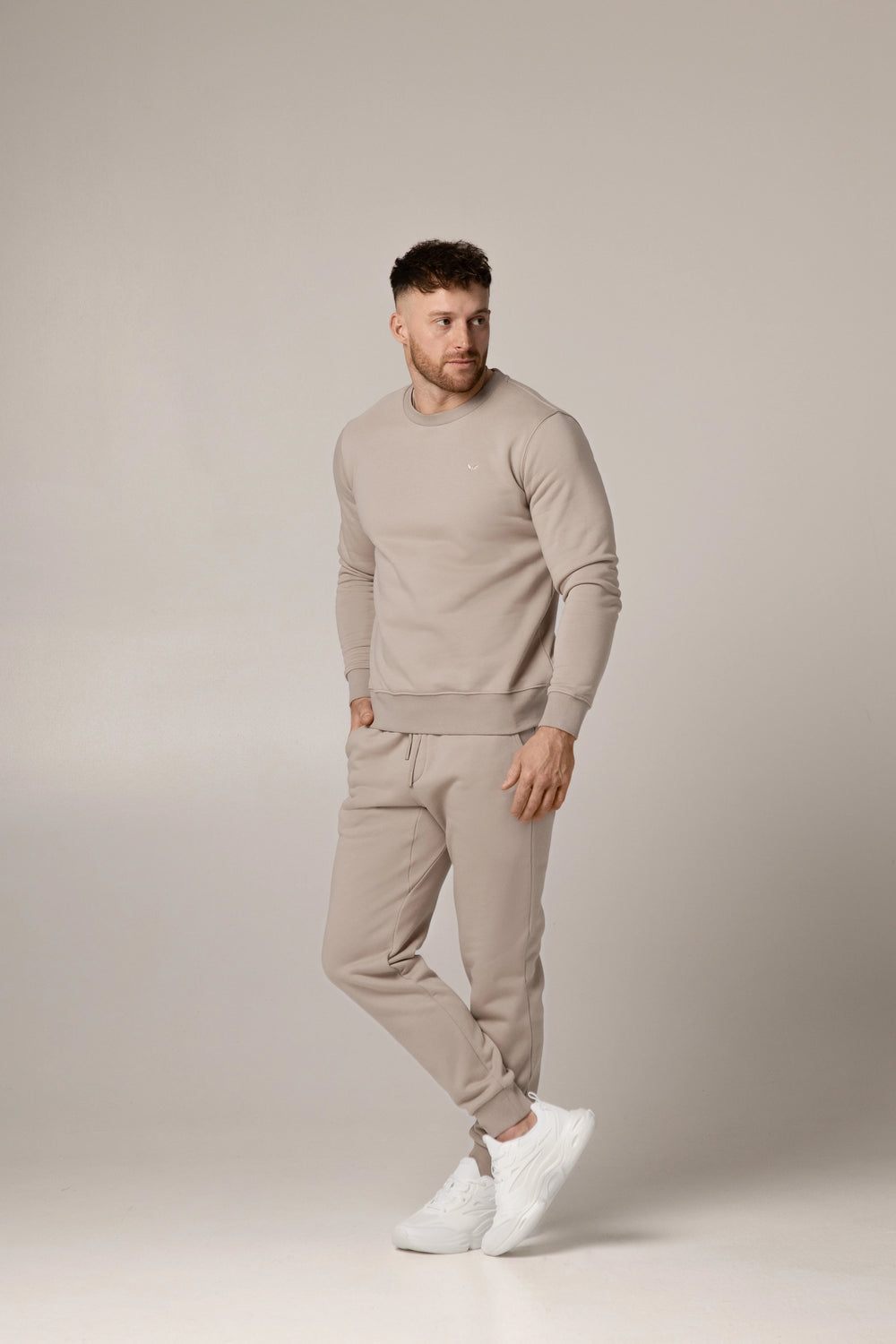 Marcello Heavyweight Crewneck | Sabbia Toscana