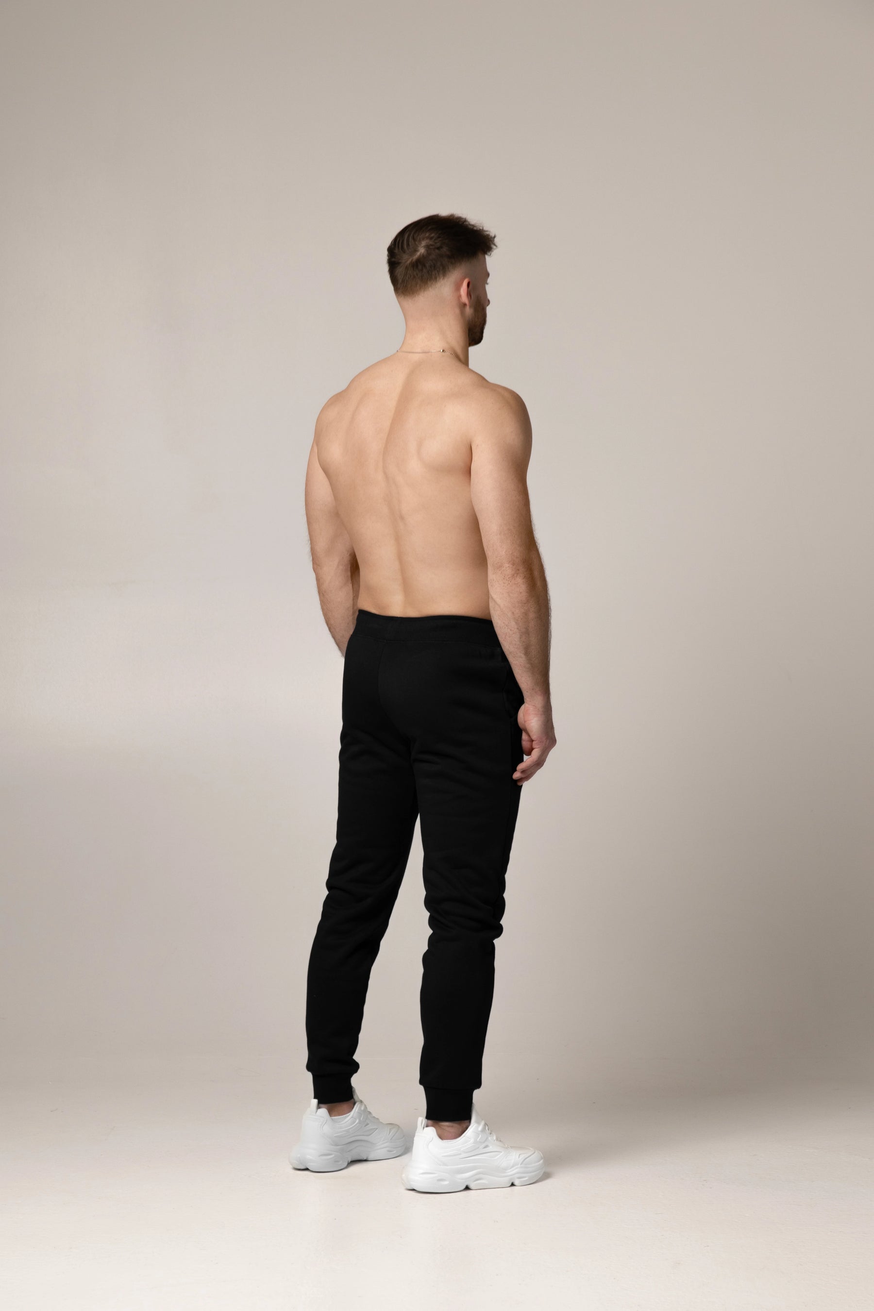 Marcello Heavyweight Joggers | Nero Profondo