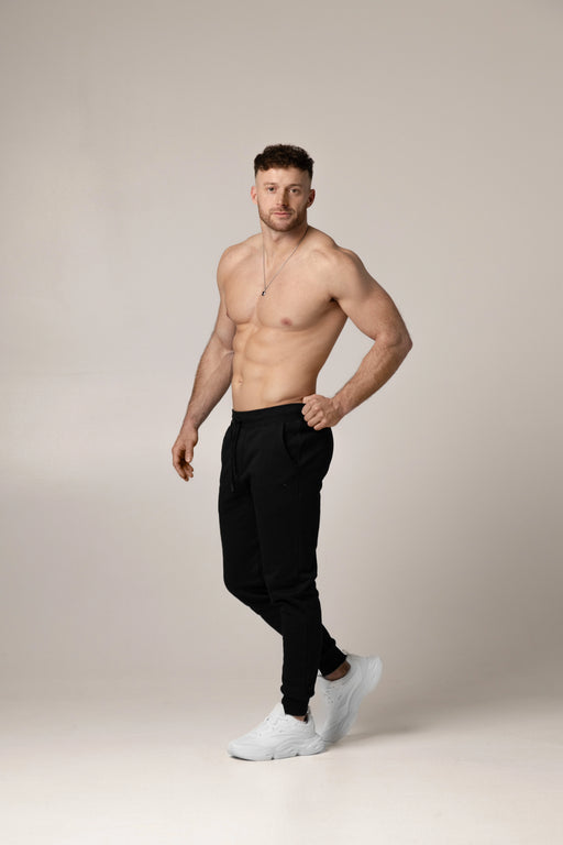 Marcello Heavyweight Joggers | Nero Profondo