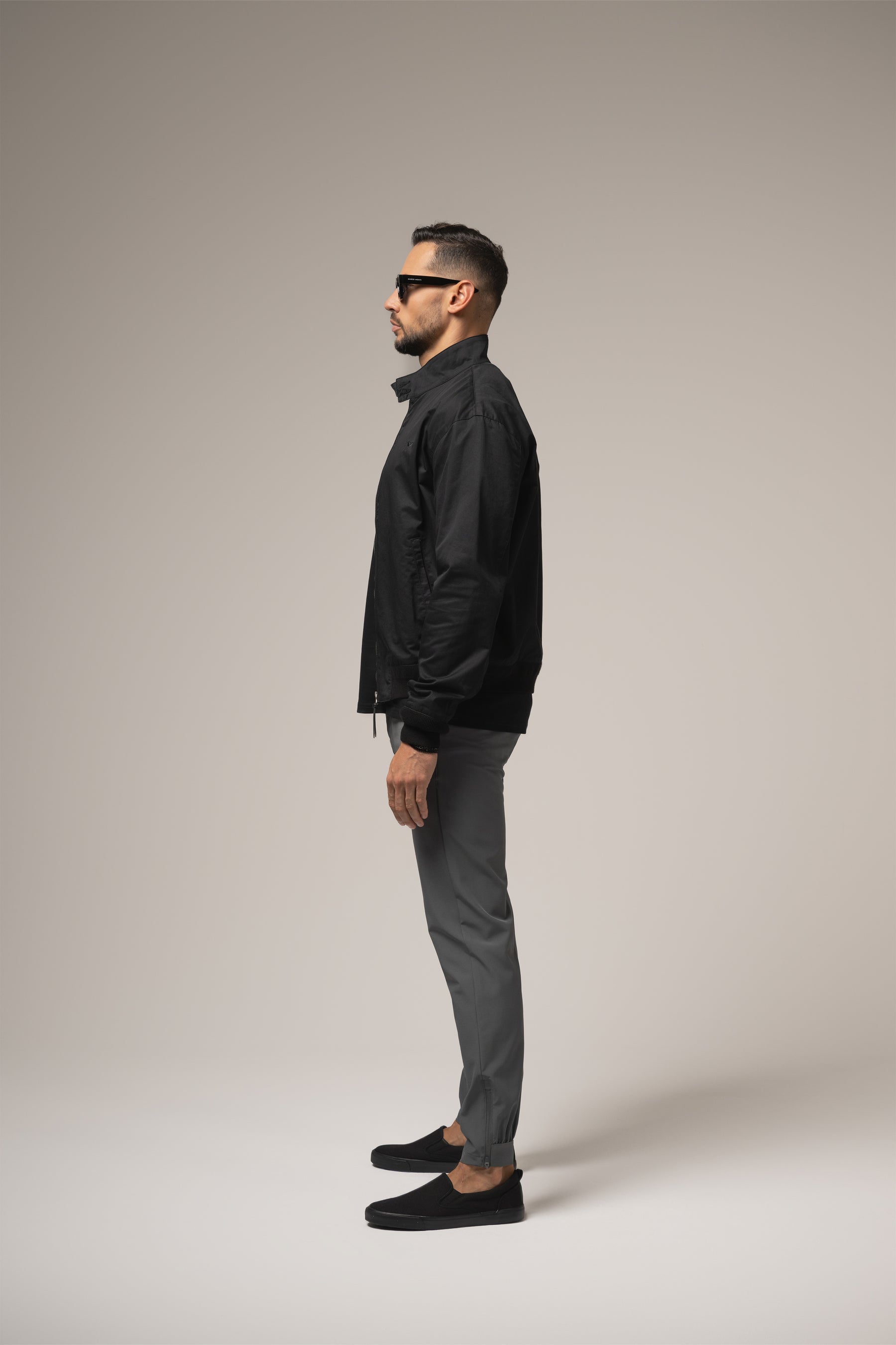 MARCO Bomber JACKET in BLACK