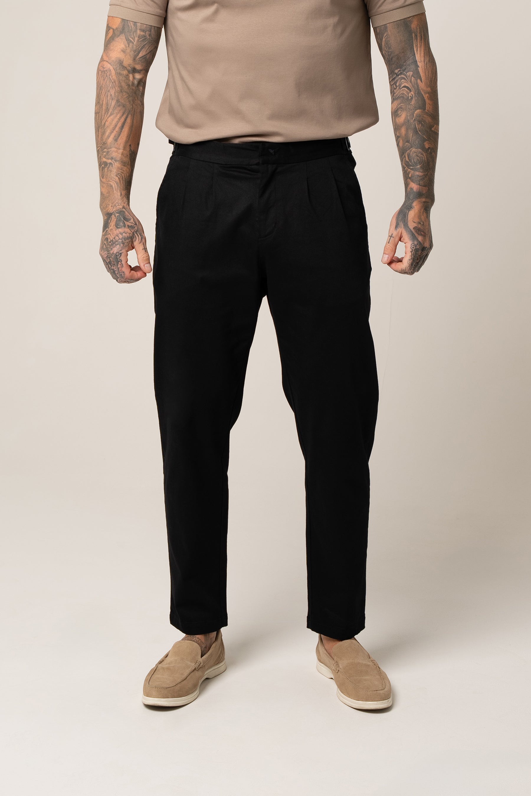Rico Sartorial Trousers | Nero Profondo